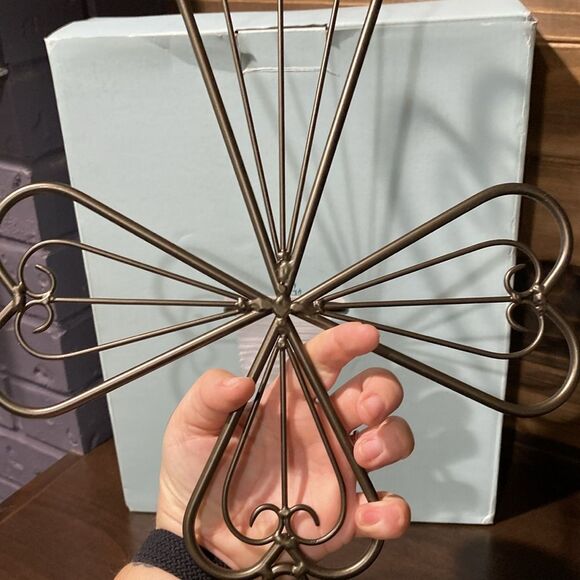 Partylite Antique Brass Cross Votive Sconce P8017 - Picture 8 of 9